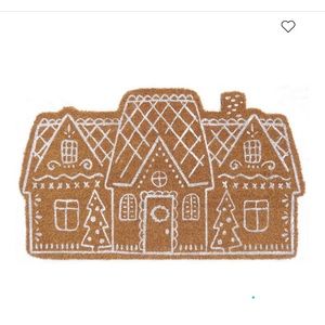 Gingerbread house door mat 18x30